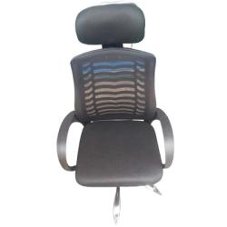 BLACK MESH VISITOR'S CHAIR (NEBI)