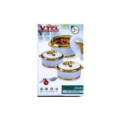 VTCL Sweet Insulated Serving Dish Hot Pot- 3 Pieces (N) - deluxe.com.ng