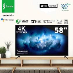 Syinix 58A1S 58 Inch 4K Android Smart TV With Google Assistant, Wireless & Bluetooth - deluxe.com.ngg