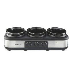 Ambiano Triple Pot Slow Cooker - 405W (N) - deluxe.com.ng
