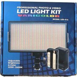 PROFESSIONAL PTOTO & VIDEO LED LIGHT KIT- SML LED KIT 416( DAME) - deluxe.com.ng