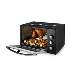 Tower | 42L Mini Oven And Rotisserie W/ Dual Cooking Hobs - 1000W- deluxe.com.ng
