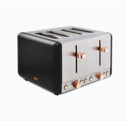 Tower | Cavaletto 4 Slice Toaster With Removable Crumb Tray - 1800W- deluxe.com.ng