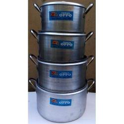Tower | Set Of 4 Cooking Pots- deluxe.com.ng