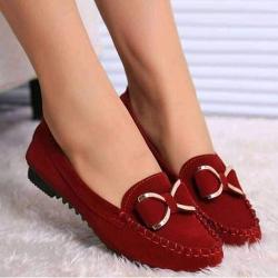 UNIQUE FEMALE FLAT SHOE WITH FLAP 