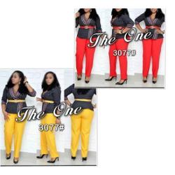 LADIES LOVELY CORPORATE GOWN|BLOUSE AND TROUSERS 