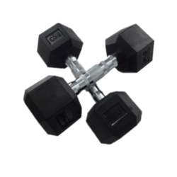 GATEGOLD FITNESS - Hex dumbbell 20kg (pair) 