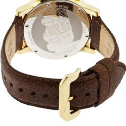 INVICTA 13058 MEN’S VINTAGE QUARTZ 3 HAND IVORY, BROWN DIAL LARGE WATCH 