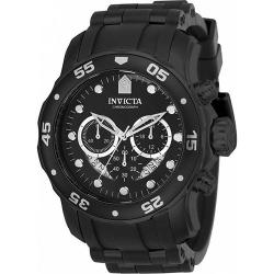 INVICTA 21930 MEN’S PRO DIVER QUARTZ MULTIFUNCTION BLACK DIAL POLYURETHANE LARGE WATCH - Deluxe.com.ng