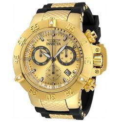 INVICTA MEN’S 5517 SUBAQUA COLLECTION GOLD-TONE CHRONOGRAPH WATCH