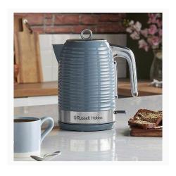 Russell Hobbs | Inspire 1.7L Fast Boil Jug Kettle - 3000W - Grey - deluxe.com.ng