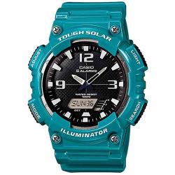 Casio AQS810WC-3AV Men’s Teal Solar Analog Digital World Time Sports