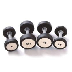 GATEGOLD FITNESS RUBBER DUMBBELL 30kg (pair) - Deluxe.com.ng