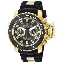 INVICTA 20475 MEN’S SEA HUNTER QUARTZ MULTIFUNCTION BLACK DIAL LARGE WATCH  