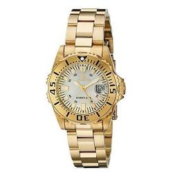 Invicta 2963 Women’s Pro Diver Quartz 3 Hand Champagne Dial Watch