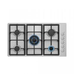 SCANFROST SFC640B 60CM HOB INOX BODY ENAMEL COATED GRIDS AUTO IGNITION FROM KNOBS - deluxe.com.ng