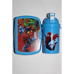 Universal Marvel Lunch Box +( Water Bottle) - Blue - deluxe.com.ng