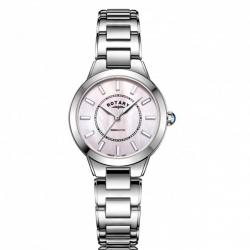 ROTARY LB05375/07 WOMEN'S KENSINGTON PINK MOP DIAL MEDIUM WATCH