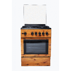 MAXI GAS COOKER 6060 TR 31 WD| 6060 (3+1)  WOOD|IGNITION|OVEN LIGHT| DOUBLE ITALIAN + SPARKER|6060 TR 31 WD