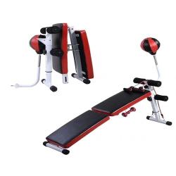 LITE FITNESS | MDK303 SIT UP BENCH WITH PUNCHING BALL - deluxe.com.ng