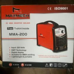 MAXMECH 220V WELDING GENERATOR MMA-200 CE-ISO9001- deluxe.com.ng