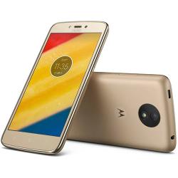 Motorola Motorola Moto C Plus 5-Inch HD (1GB, 16GB ROM) Android 7.0 Nougat, 8MP + 2MP Dual SIM 4G Smartphone GOLD
