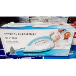 NATIONAL EXCELLENCE 1200W ELECTRIC IRON NI-312EW (NDU) - deluxe.com.ng