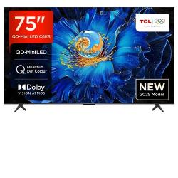 TCL 75 Inch Premium QD-Mini LED 4K HDR Smart TV | 75C6KS - deluxe.com.ng