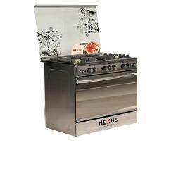 GC-NX-8000S (4+2) NEXUS STANDING GAS COOKER WOOD - deluxe.com.ng