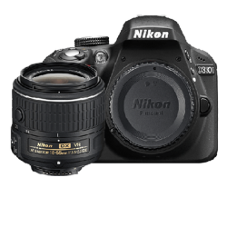 Nikon D3300 DSLR Camera with 18-55mm Lens – Black 