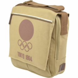 Olympic museum woven messanger across shoulder bag Tokyo 1964  