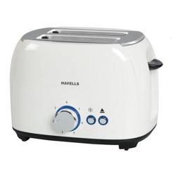 Havells Crust 800 Watt Pop-up Toaster - White