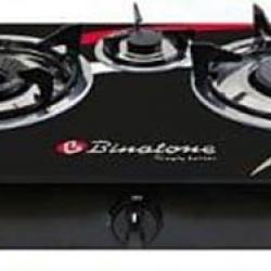 Binatone 3 Gas Burner -Table Top Gas Cooker- Ggc-0212 - deluxe.com.ng