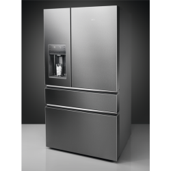 AEG Refrigerator | Fridge 378 litres/Freezer 239 litres RMB954F9VX 4 + 1 Extendable Door Shelves With Tech Stops Ice Up Fridge-Freezer - Stainless Steel - deluxe.com.ng 