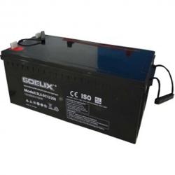 Soelix Sealed Deep Cycle Rechargeable Battery 12V 200Ah/10HR - VRLA Inverter Battery  