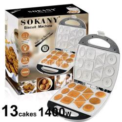Sokany Non-stick Electric Biscuit Maker, Cake And Cookie Machine,