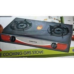 Crown Star 2 Burner Table Top Gas Cooker With Auto-ignition