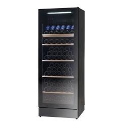 Vestfrost Display Refrigerator | WFG185 368 Litres Upright Built-In-Wine Chiller 197 Bottles Capacity  - Black Finish - deluxe.com.ng