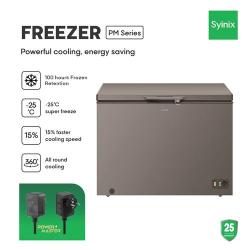 Syinix 245L Chest Freezers |  FZ320F03S - deluxe.com.ng