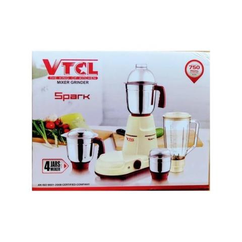 VTCL Spark Blender, Mixer And Grinder With 4Jars-750Watts