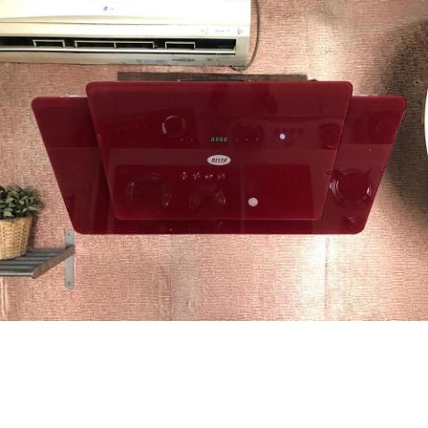 NESTA 90CM COOKER HOOD RED-deluxe.com.ng