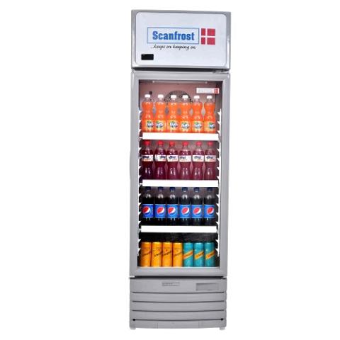 SCANFROST 220LTRS BOTTLE COOLER | SFUC220XG - deluxe.com.ng