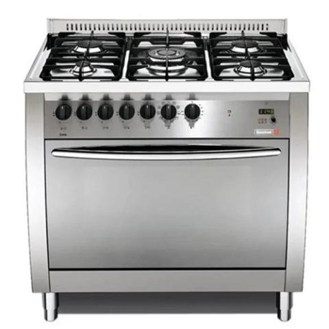 Scanfrost 90X60 5 Gas Burner + 1 WOK Burner Standing Cooker Pearl Black | PNG96G2G - deluxe.com.ng