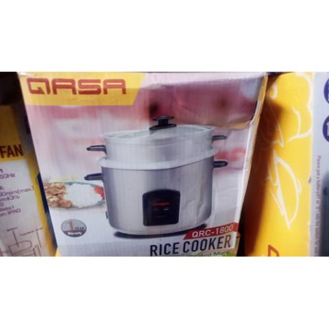 QASA RICE COOKER QRC 1800 (437A) - deluxe.com.ng