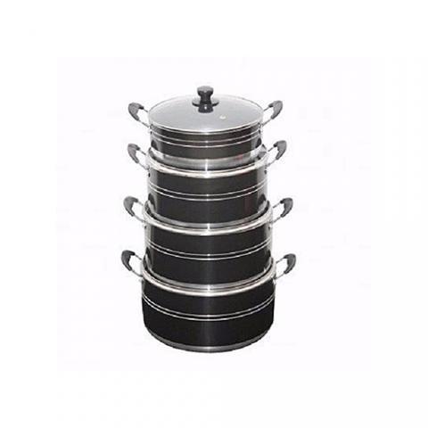 Generic Ultimate 4 Set Non Stick Pots -16,18,20,22CM - deluxe.com.ng