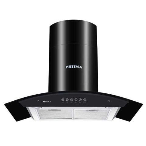 PHIIMA IN BUILT 90CM IN BUILT KITCHEN HOOD I | BLACK- Deluxe.com.ng