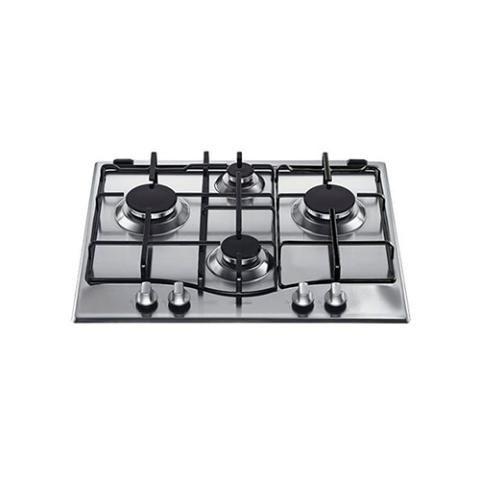 Ariston Hob Cooker | Built-In Hob 4 Gas 60cm Burners Stainless Steel – PCN 642 IX/A - deluxe.com.ng