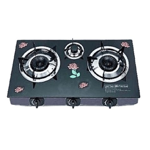 NEWCASTLE COOKING GAS | 3 BURNERS TABLETOP GAS COOKER - NC-8303 - deluxe.com.ng