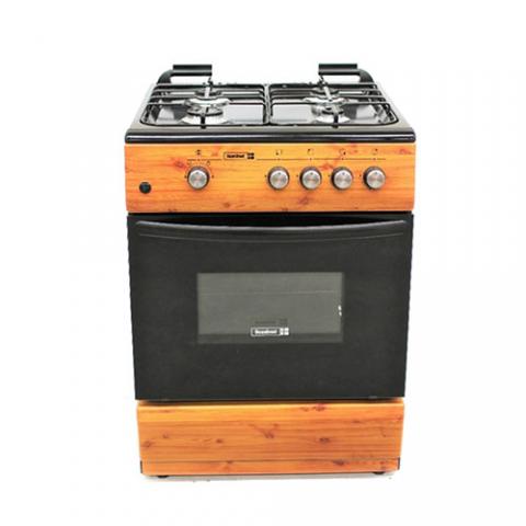 SCANFROST CK6402 NG – 60X60 CM ,WOOD FINISH , 4 GAS BURNERS & GAS OVEN ...