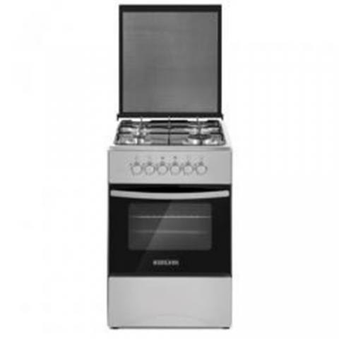 Bruhm Gas Cooker 4 Burners | BGC- 6640G2 |BLACK & SILVER 